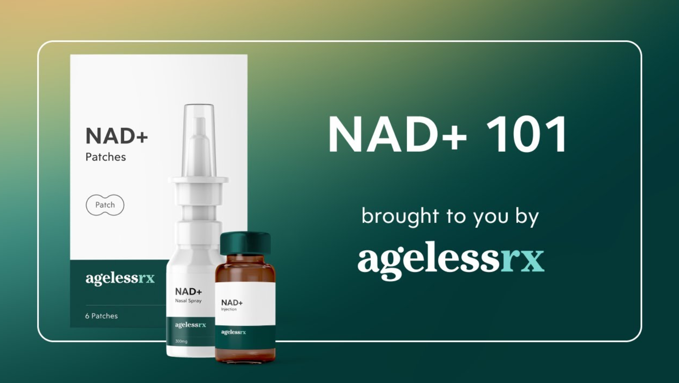 showing benefit of Ageless Rx